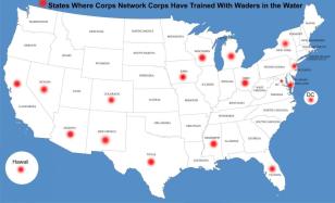 Map of THI Trainee Locations better