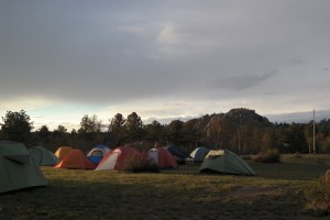Tent City for our crew members